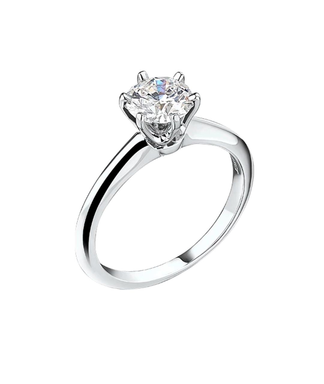 TIFFANY&CO Серебряное платиновое кольцо, фото 3