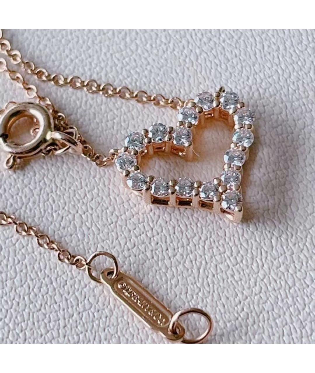TIFFANY&CO Розовое колье из розового золота, фото 4
