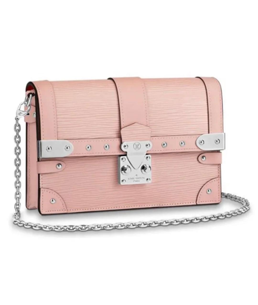 LOUIS VUITTON Розовая кожаная сумка через плечо, фото 1