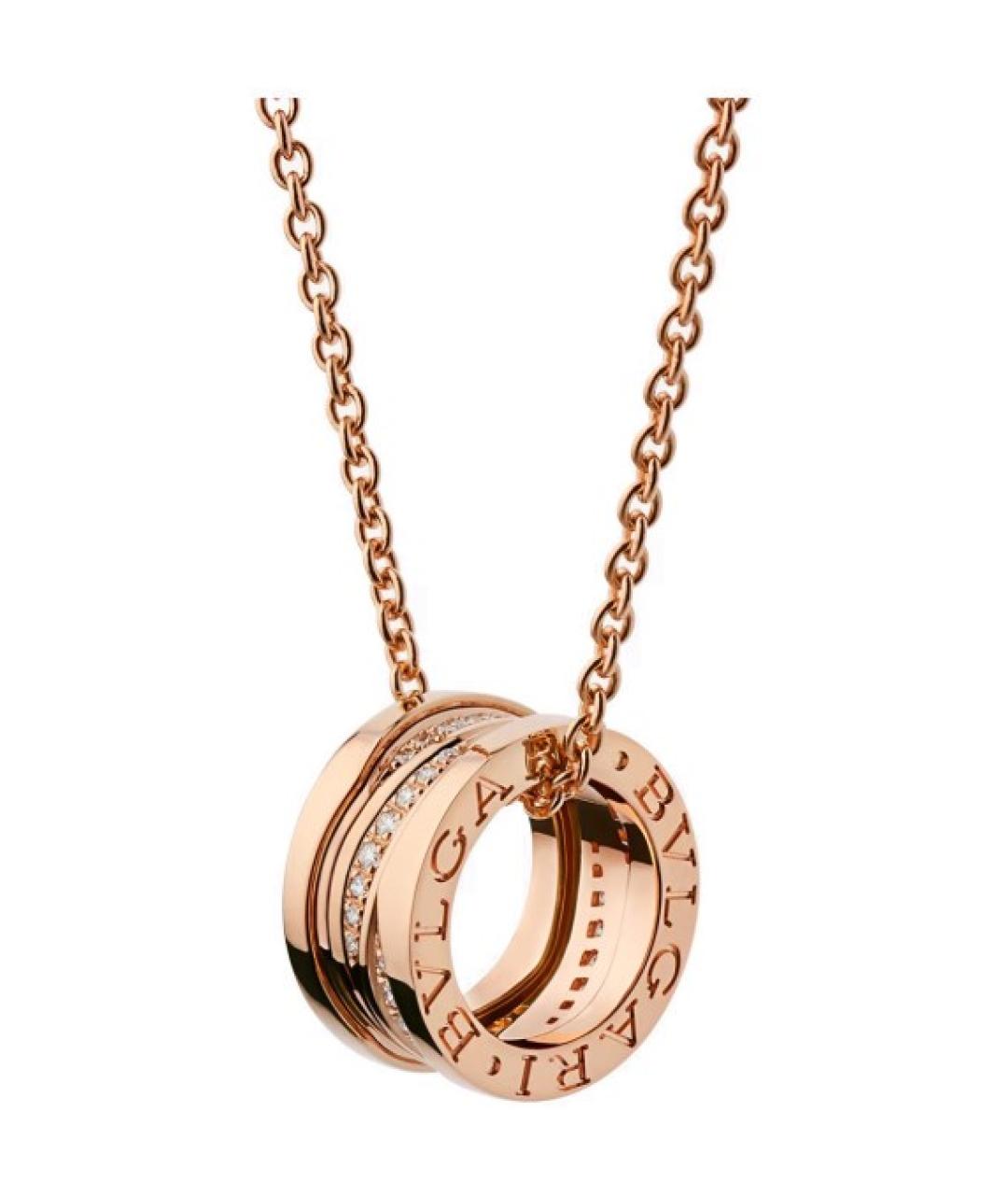 BVLGARI Розовое колье из розового золота, фото 6