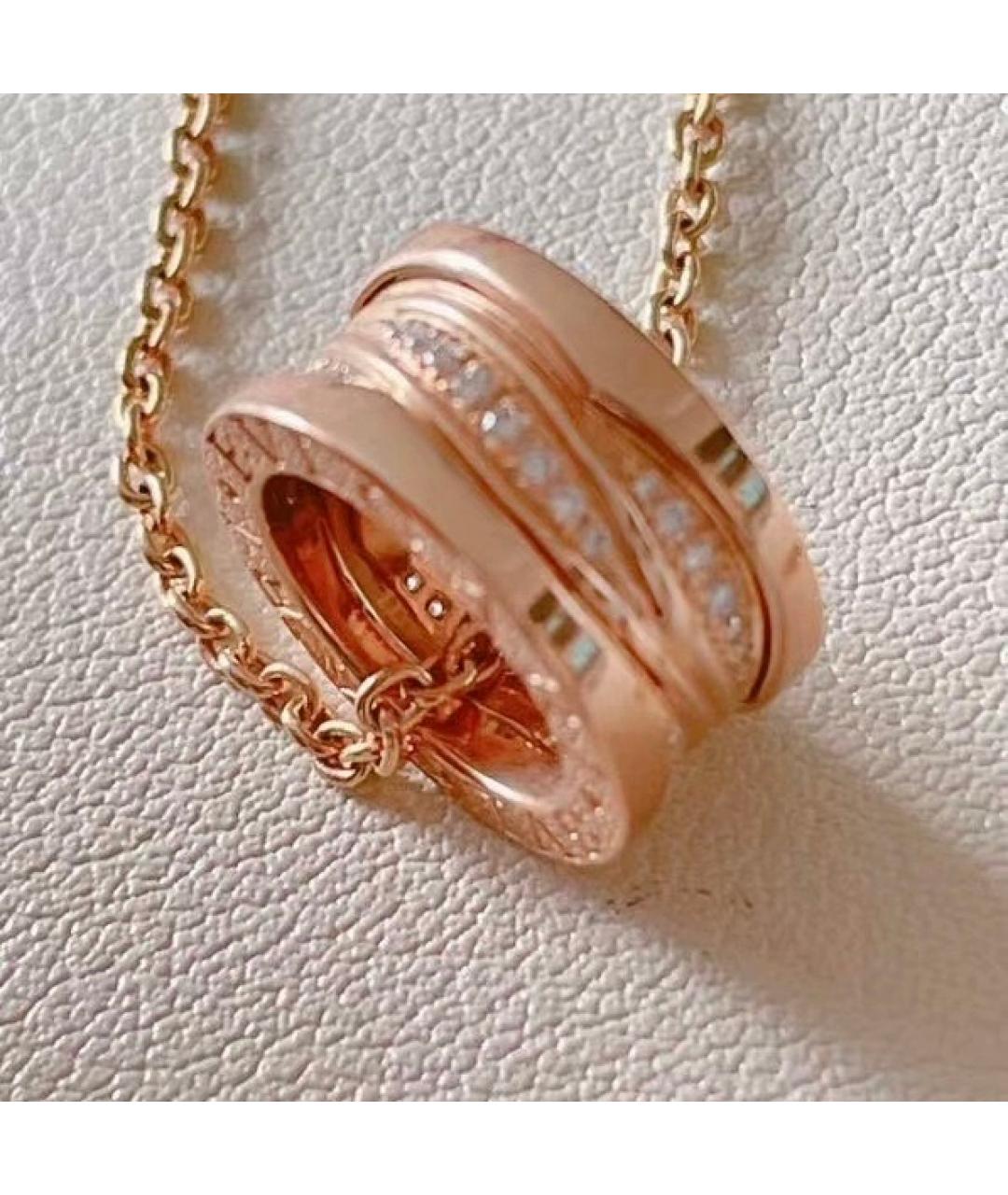 BVLGARI Розовое колье из розового золота, фото 4