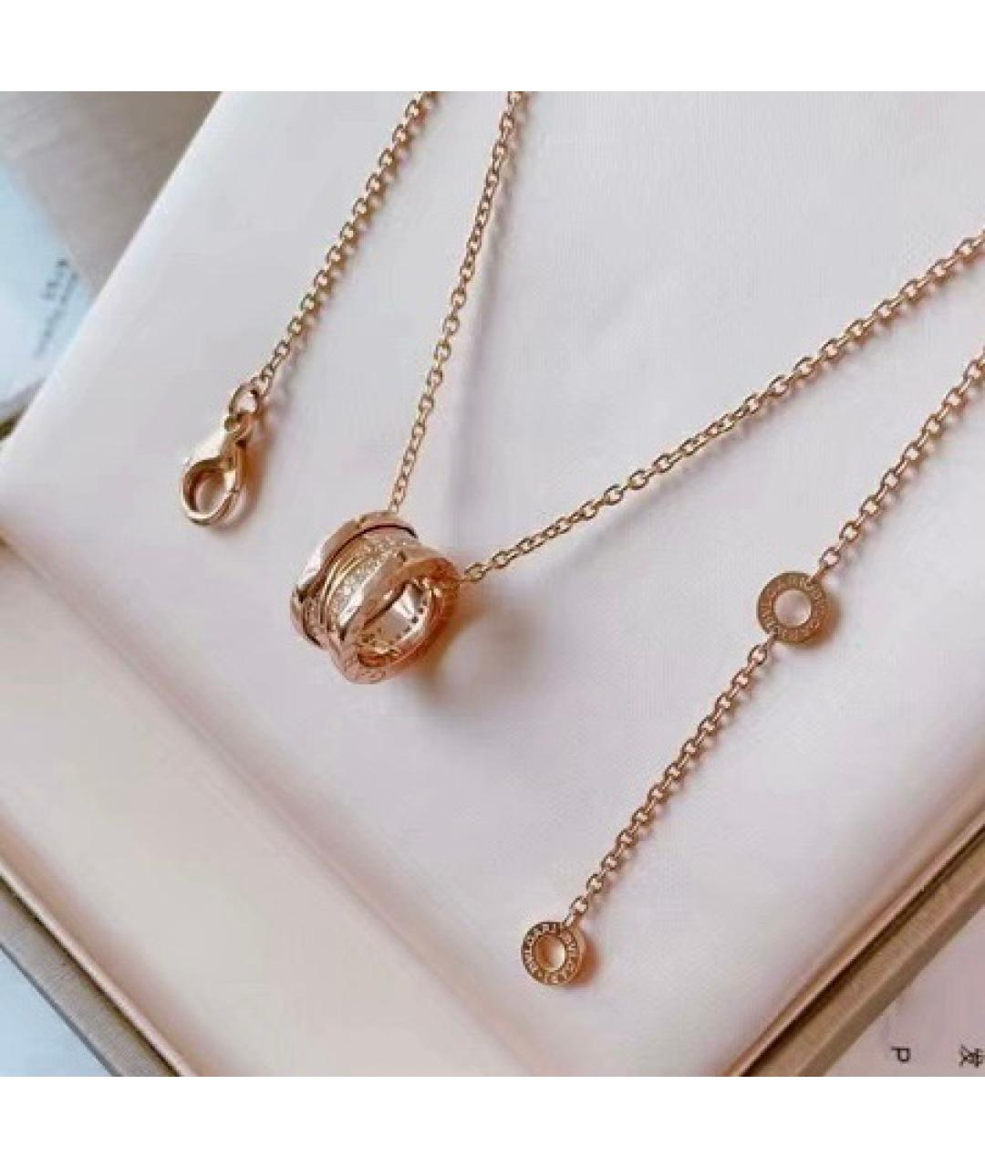 BVLGARI Розовое колье из розового золота, фото 3