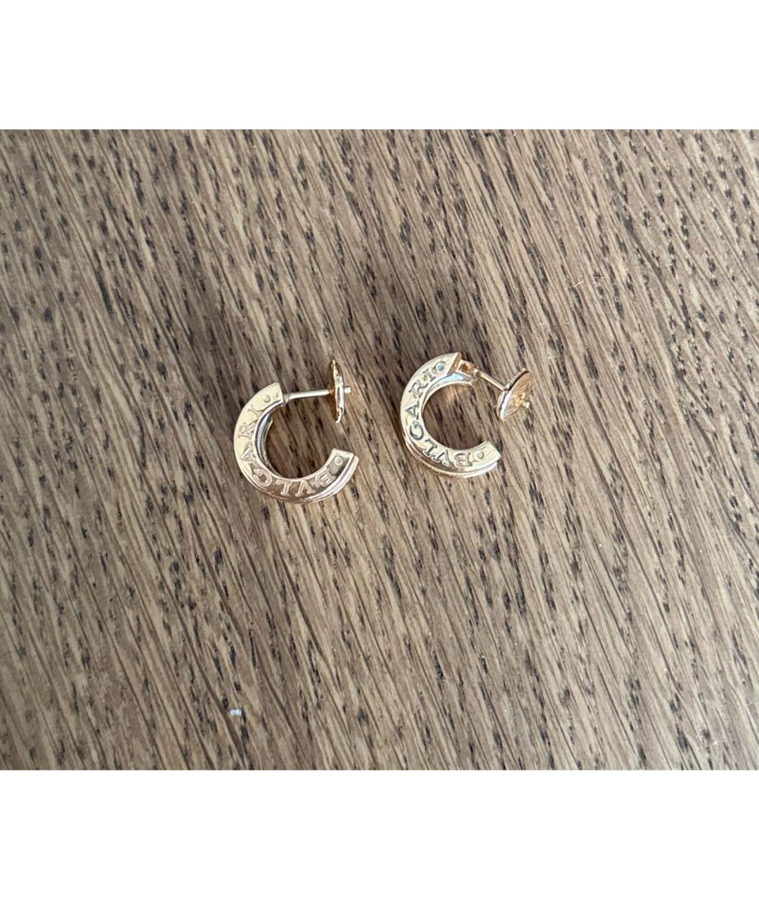BVLGARI Белые серьги из розового золота, фото 5