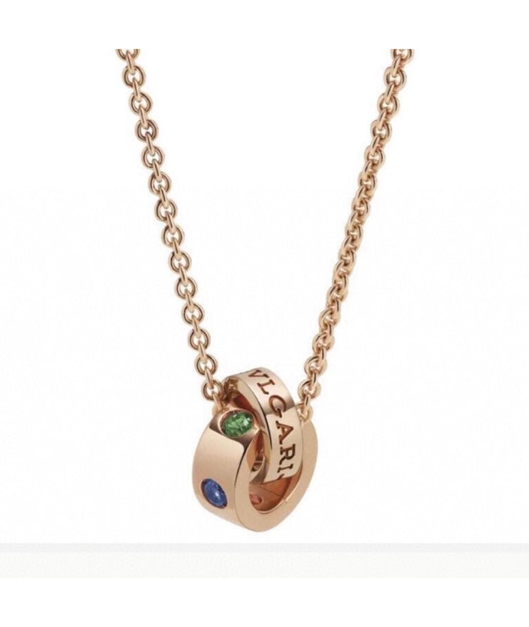 BVLGARI Розовое колье из розового золота, фото 7
