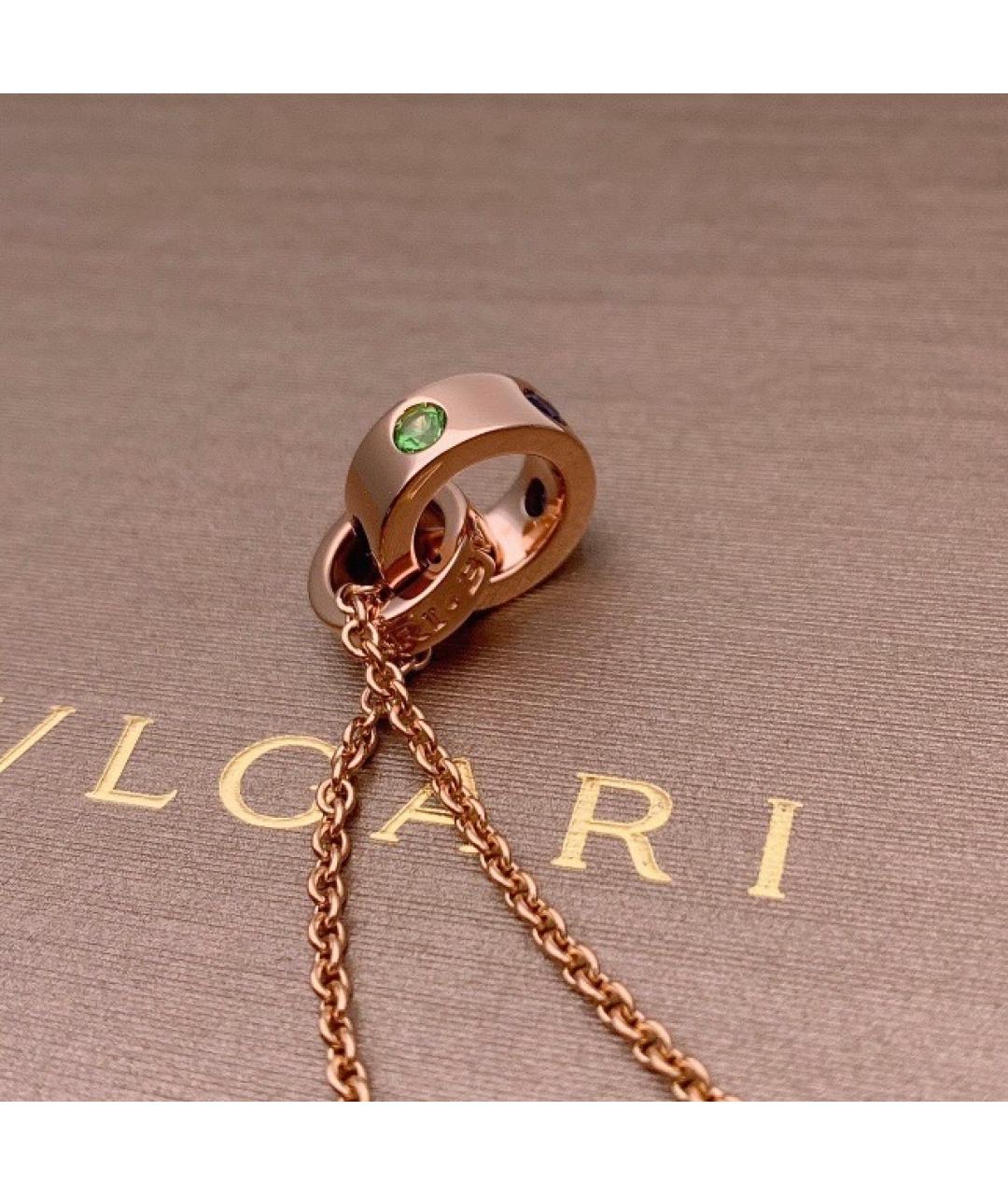 BVLGARI Розовое колье из розового золота, фото 4