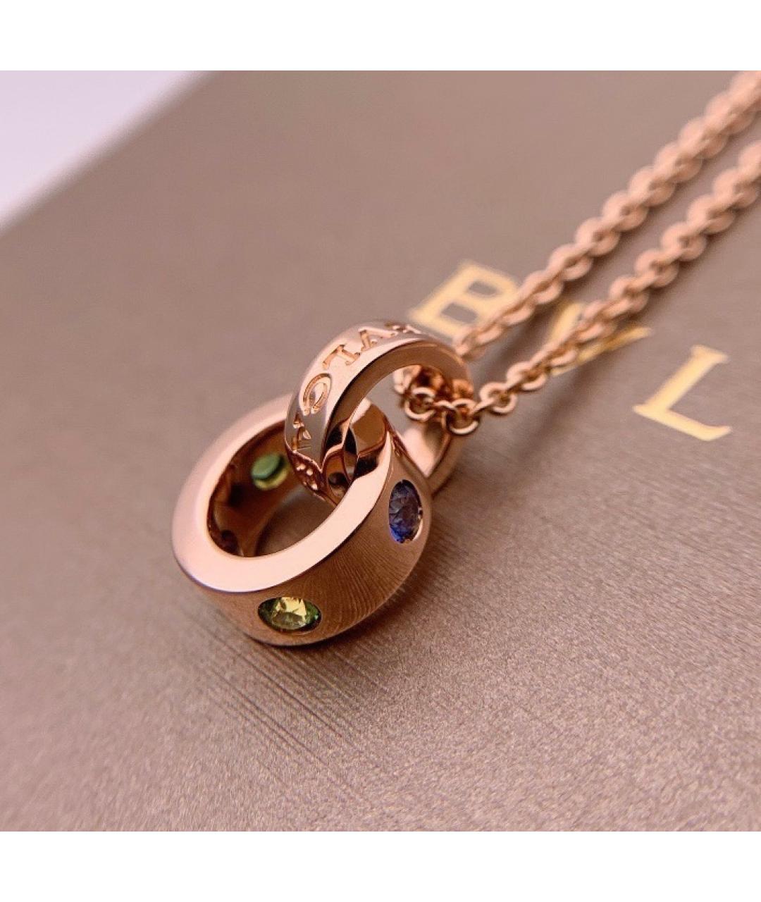 BVLGARI Розовое колье из розового золота, фото 2