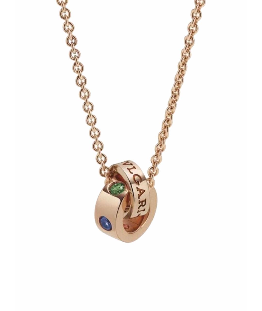 BVLGARI Розовое колье из розового золота, фото 1