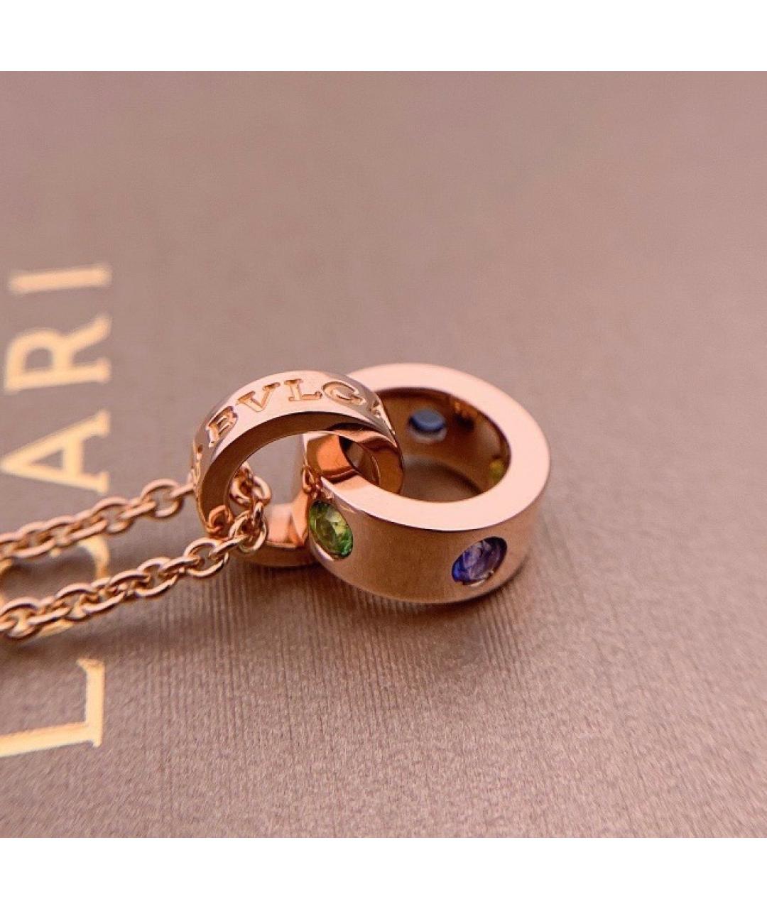 BVLGARI Розовое колье из розового золота, фото 5