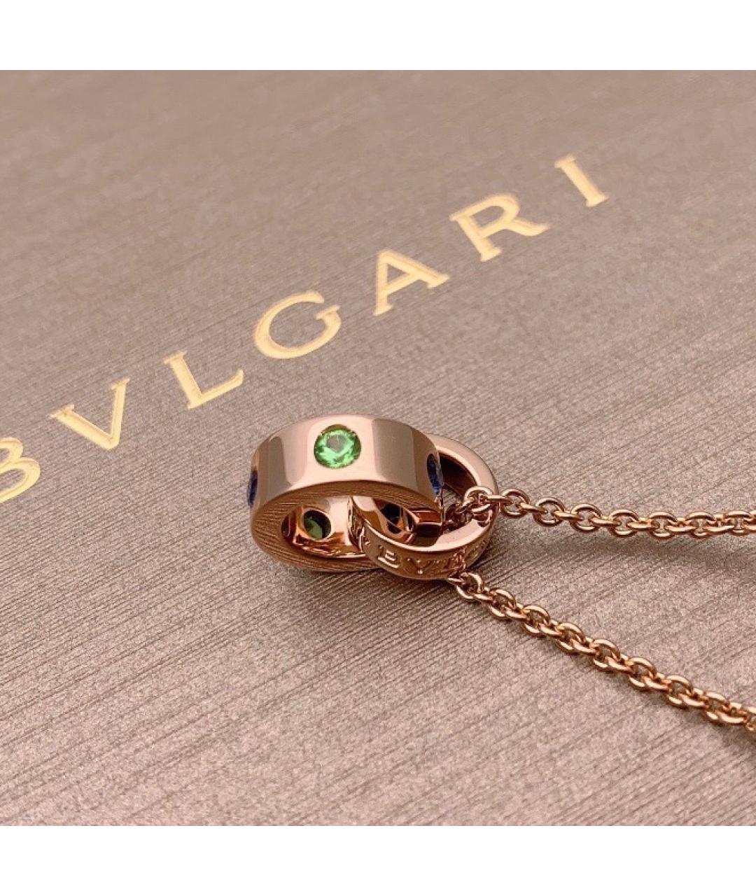 BVLGARI Розовое колье из розового золота, фото 3