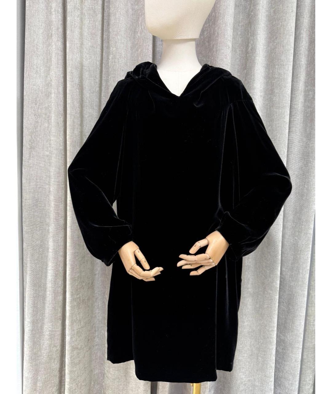 CHRISTIAN DIOR Черное бархатное вечернее платье, фото 4