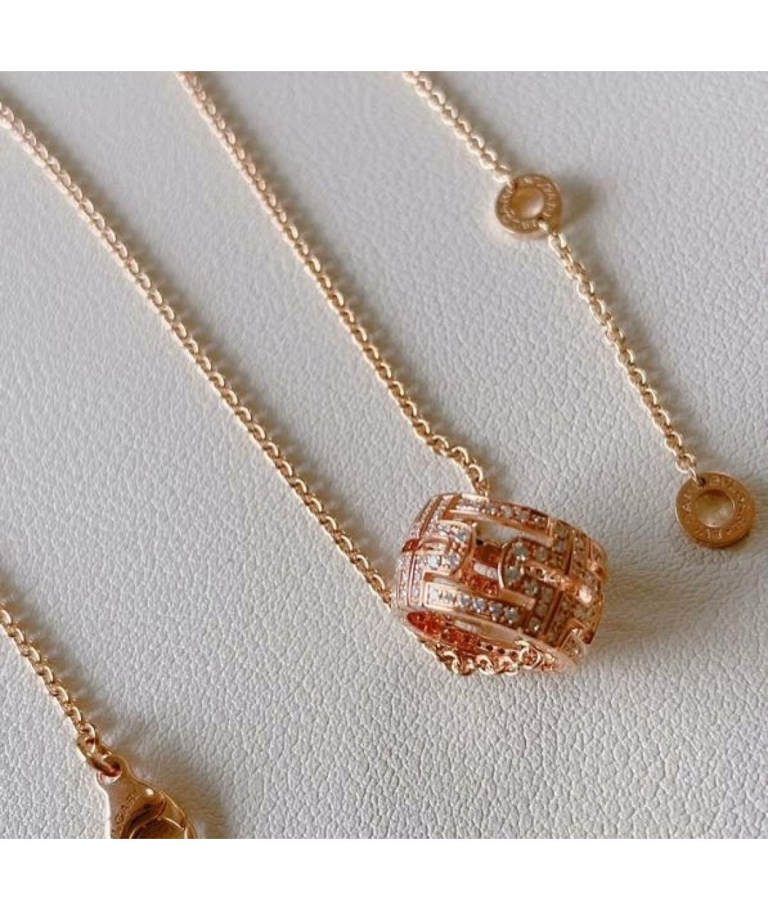 BVLGARI Розовое колье из розового золота, фото 2
