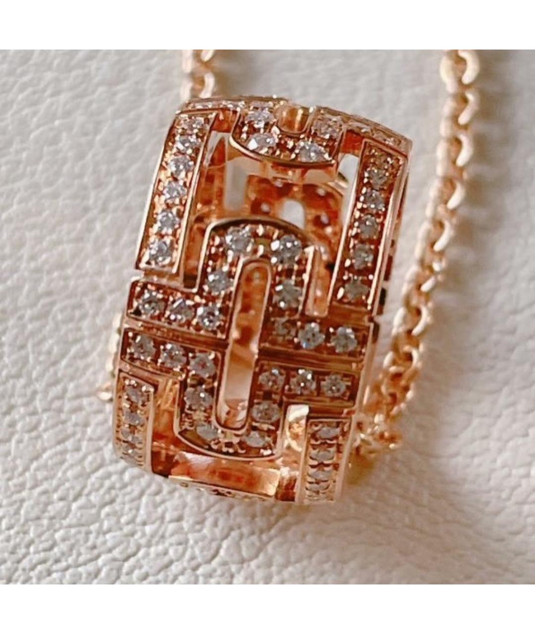 BVLGARI Розовое колье из розового золота, фото 4