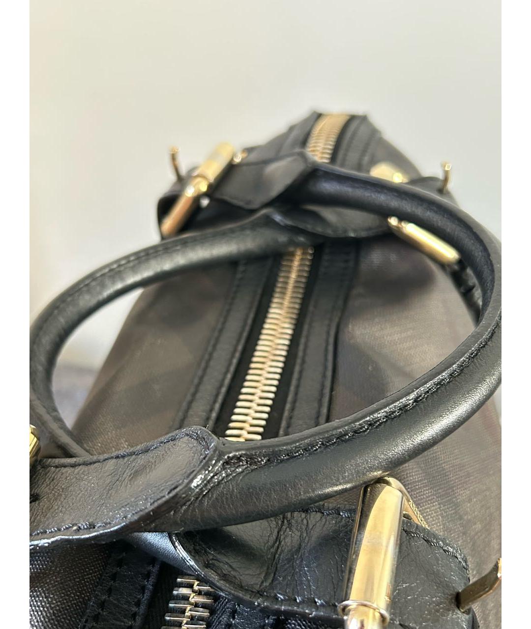 BURBERRY Кожаная сумка тоут, фото 4
