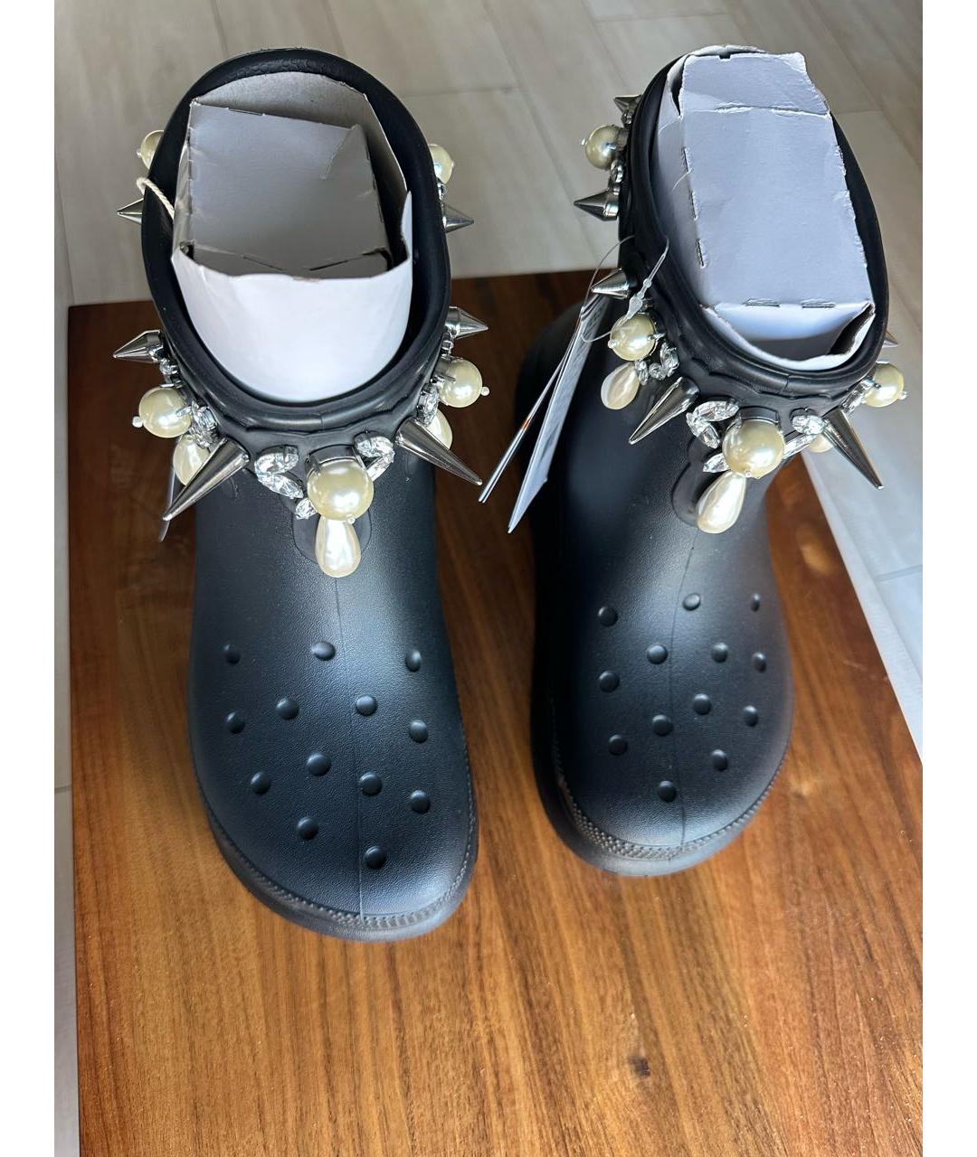 SIMONE ROCHA Черные резиновые сапоги, фото 3