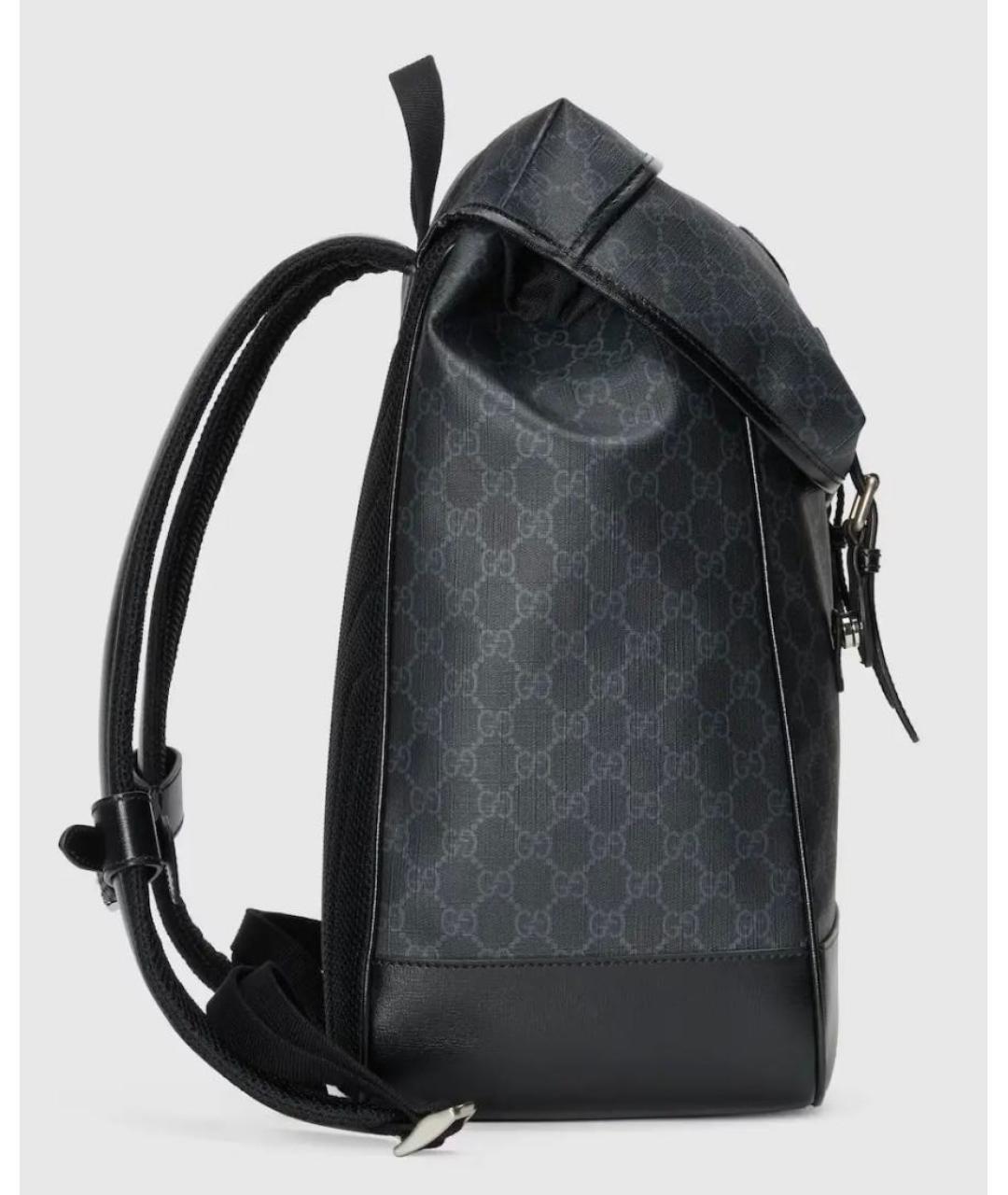 GUCCI Серый кожаный рюкзак, фото 7
