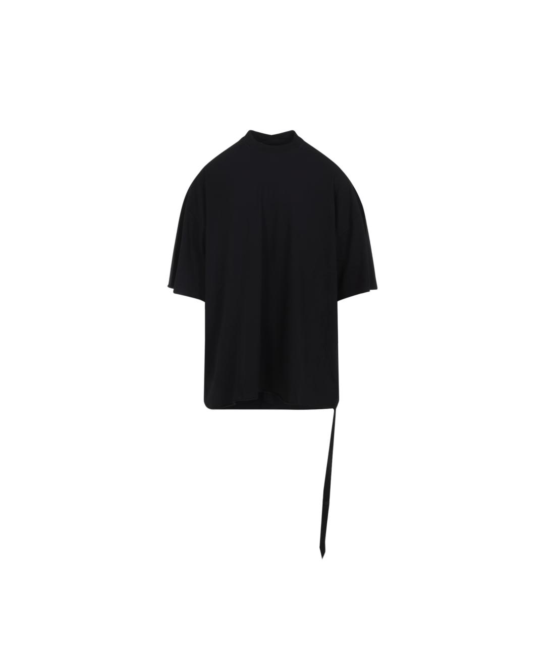 RICK OWENS DRKSHDW Черная хлопковая футболка, фото 1