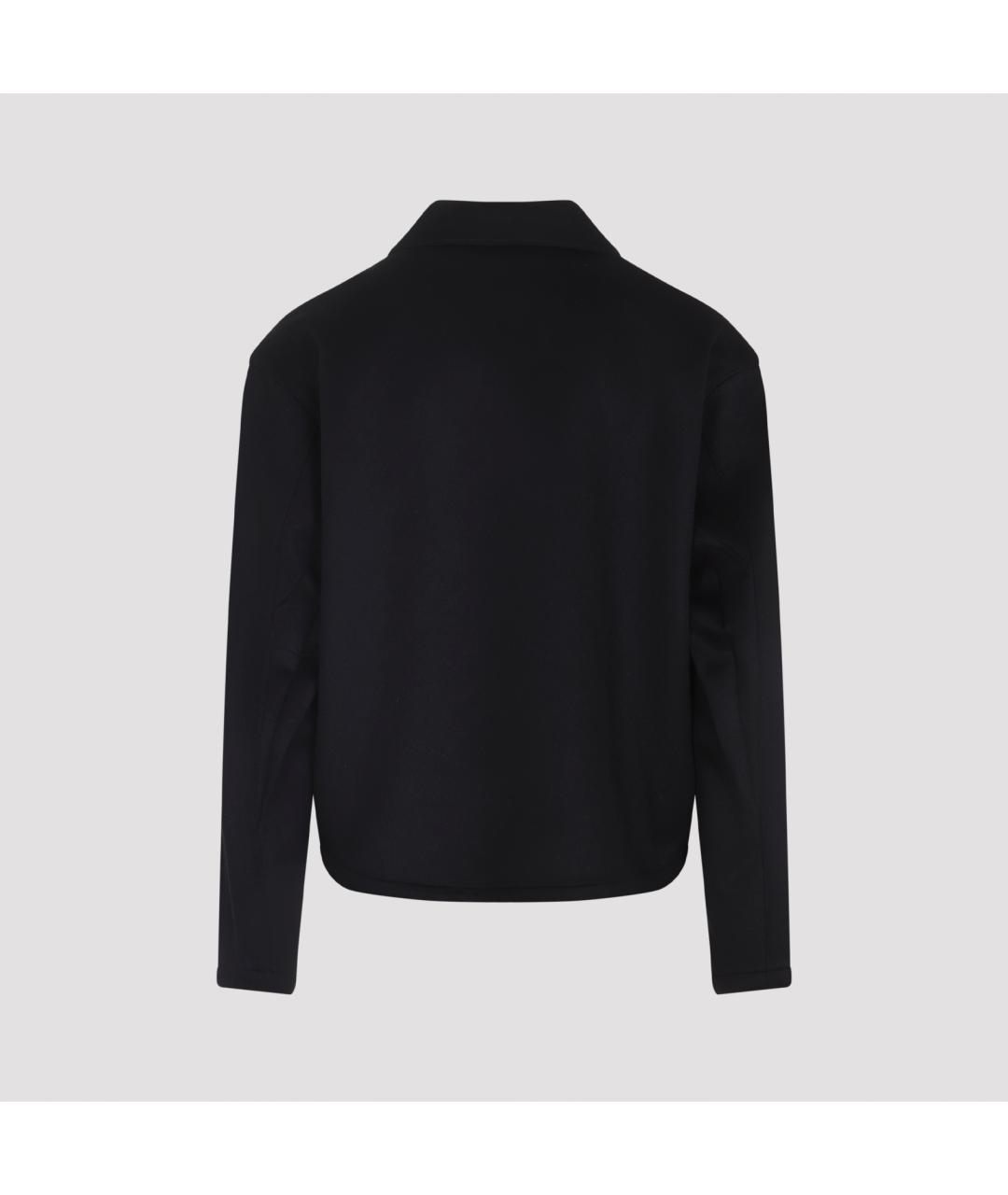 PRADA Черная шерстяная куртка, фото 3