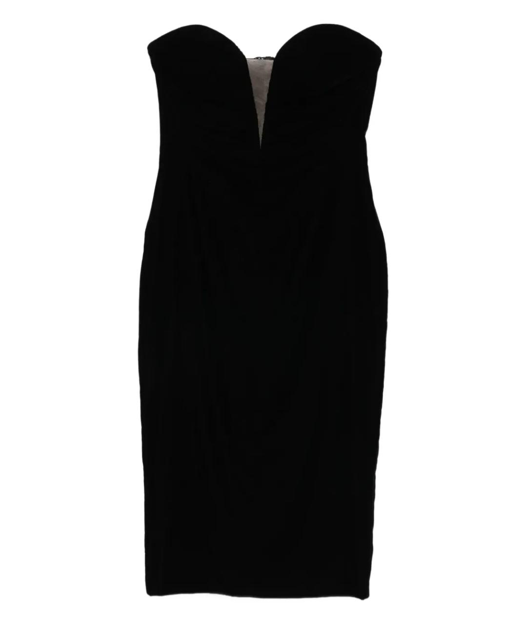 TOM FORD Черное вискозное вечернее платье, фото 1