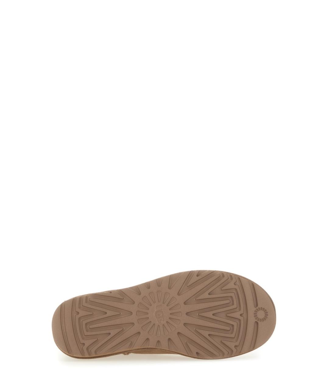UGG AUSTRALIA Бежевые кожаные ботинки, фото 5