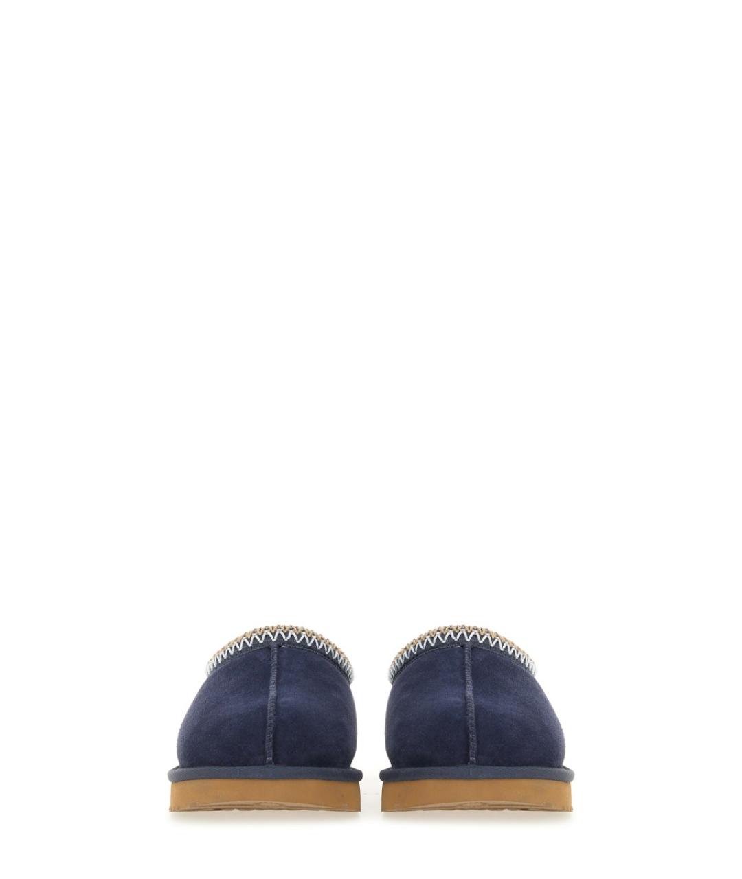 UGG AUSTRALIA Синие кожаные сабо, фото 4