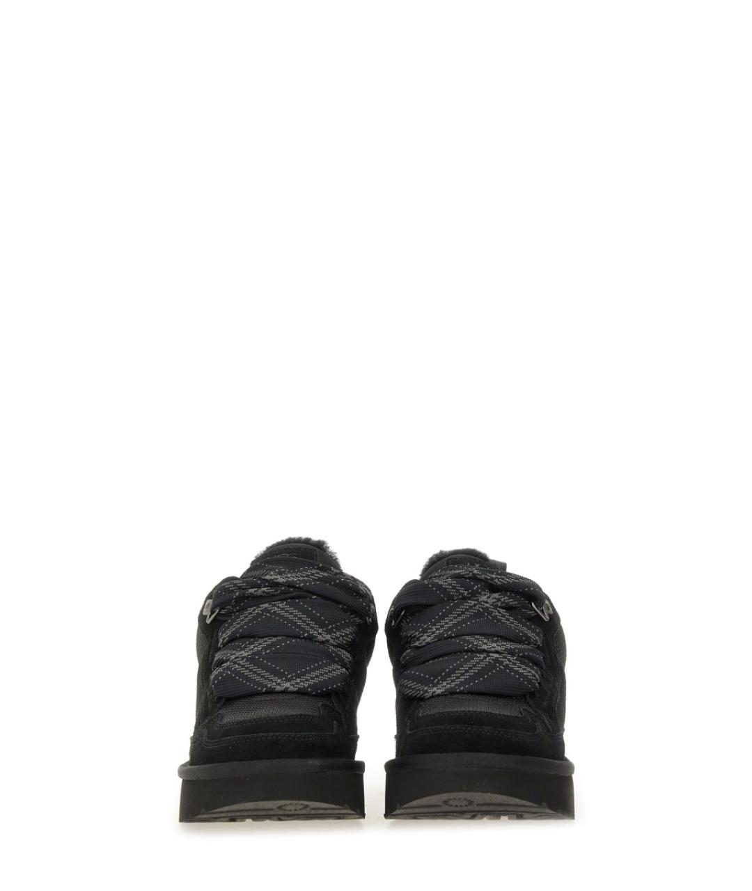 UGG AUSTRALIA Черные кожаные кроссовки, фото 4