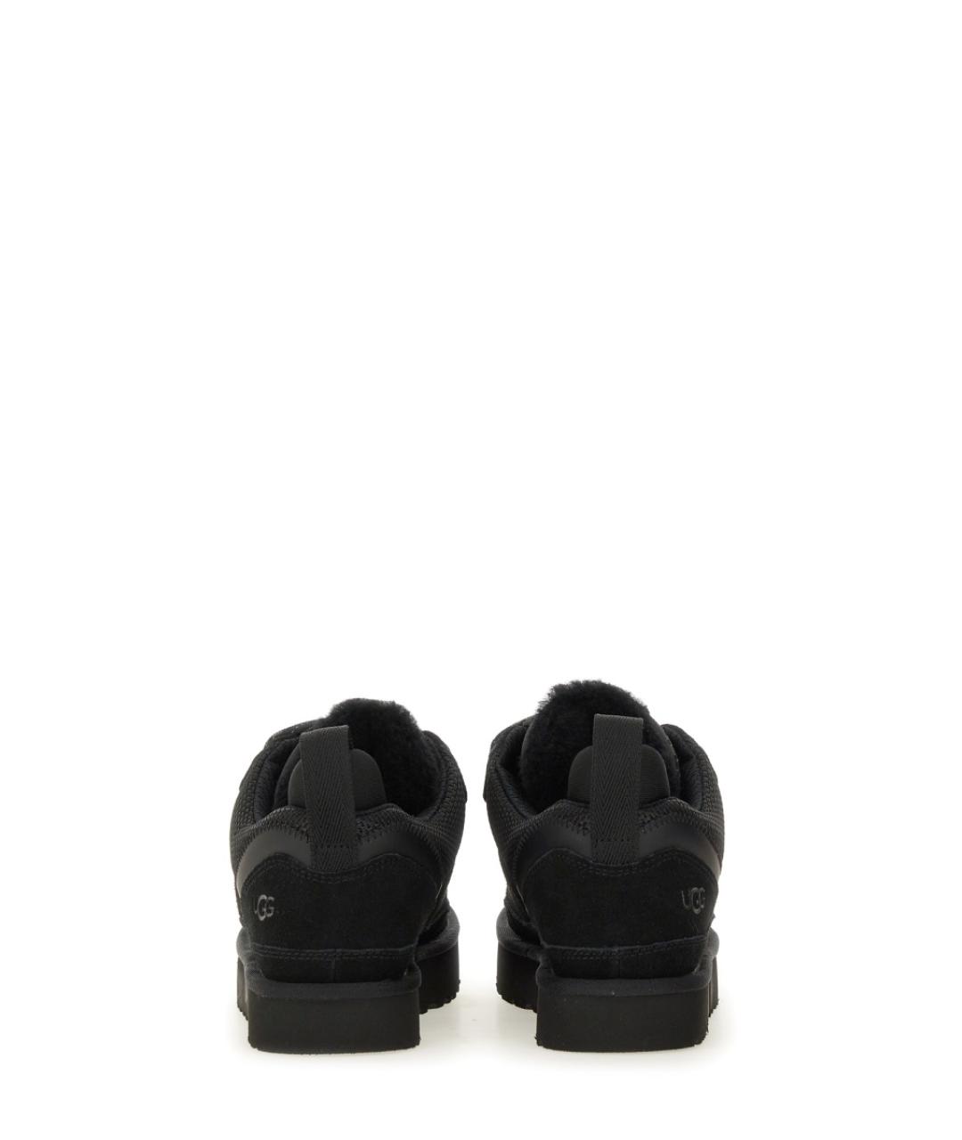 UGG AUSTRALIA Черные кожаные кроссовки, фото 3