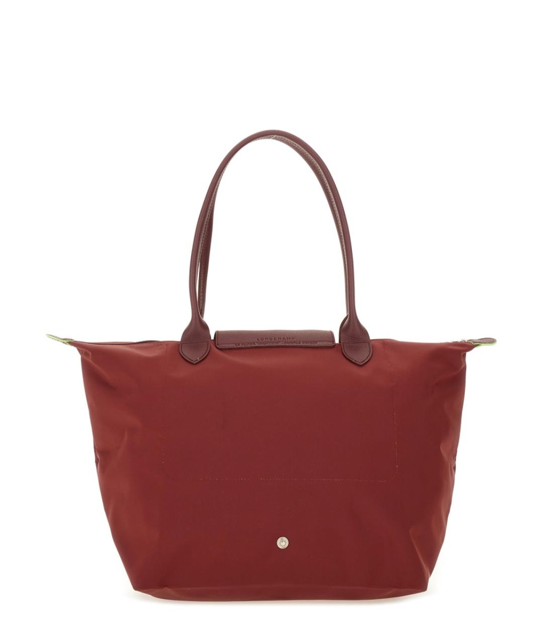 LONGCHAMP Бордовая сумка тоут, фото 2