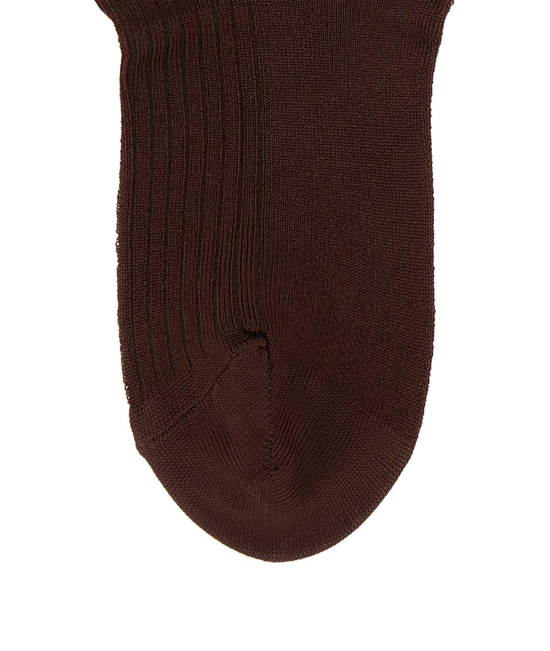 MM6 MAISON MARGIELA Коричневые носки, чулки и колготы, фото 2