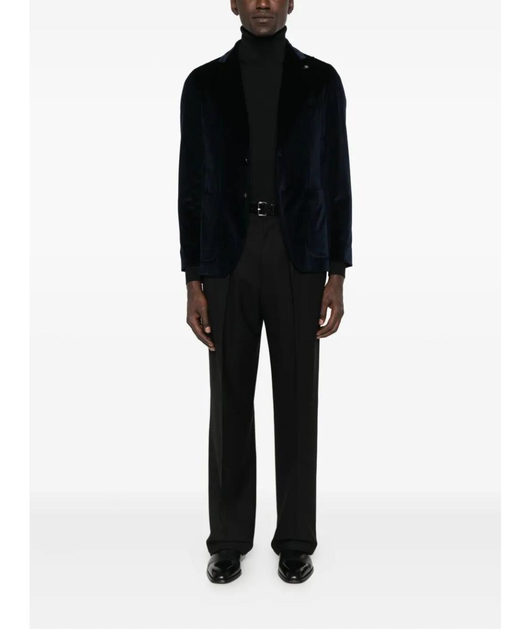 TOM FORD Черные шерстяные повседневные брюки, фото 2