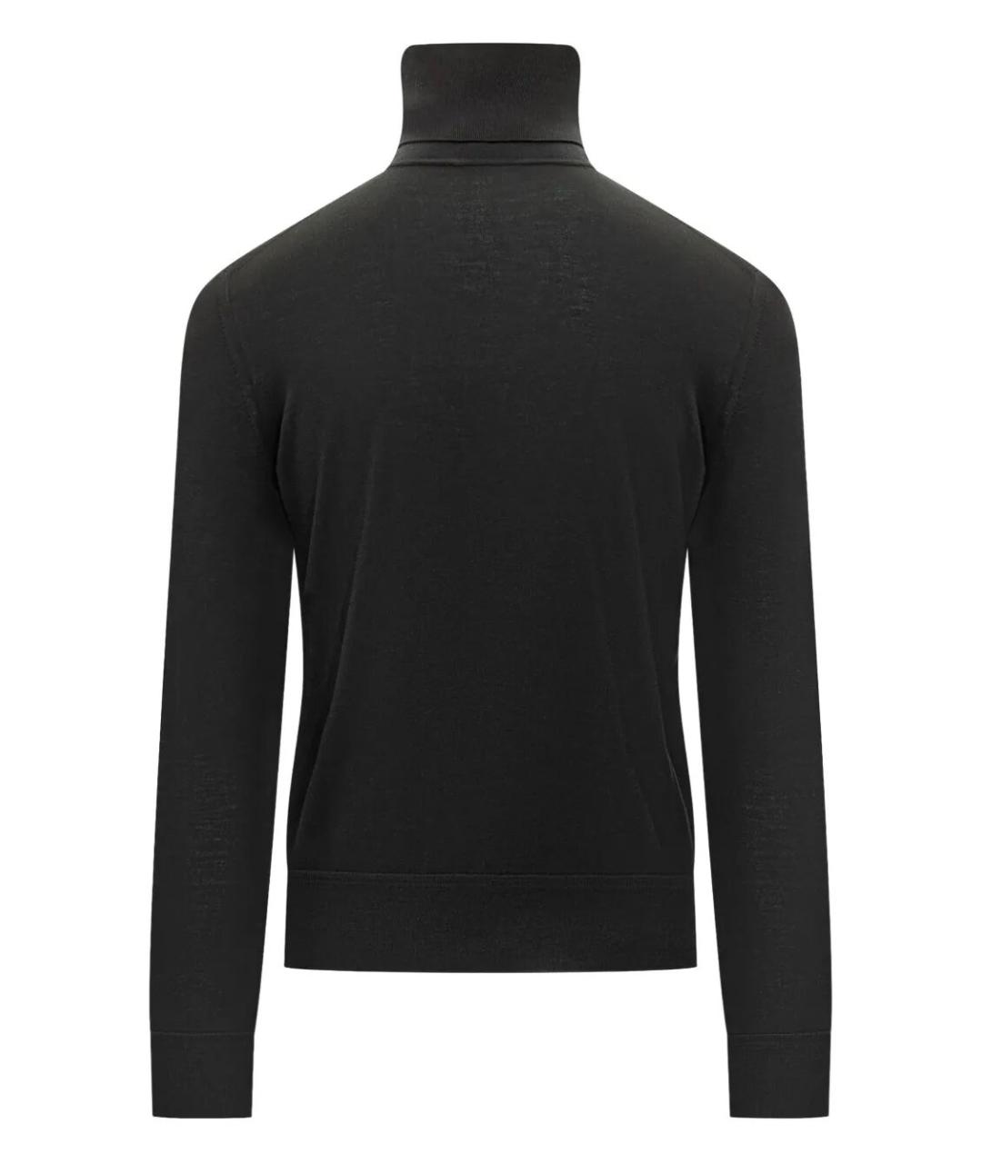 TOM FORD Черный шерстяной джемпер / свитер, фото 2
