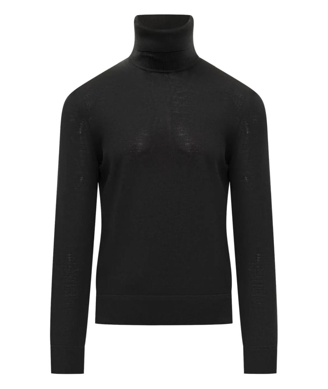 TOM FORD Черный шерстяной джемпер / свитер, фото 1