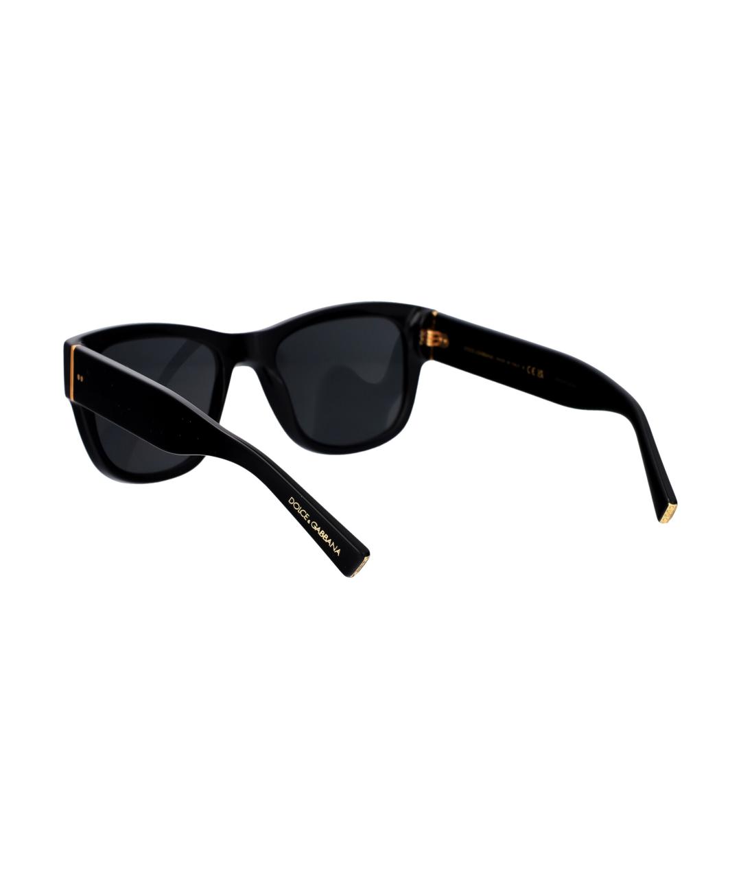 DOLCE&GABBANA Черные солнцезащитные очки, фото 4