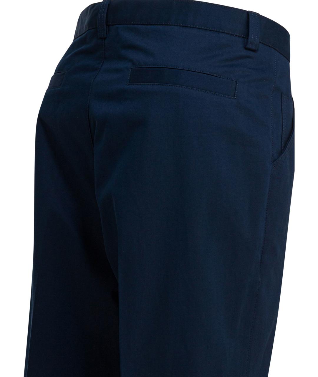 BRUNELLO CUCINELLI Синие хлопковые повседневные брюки, фото 4