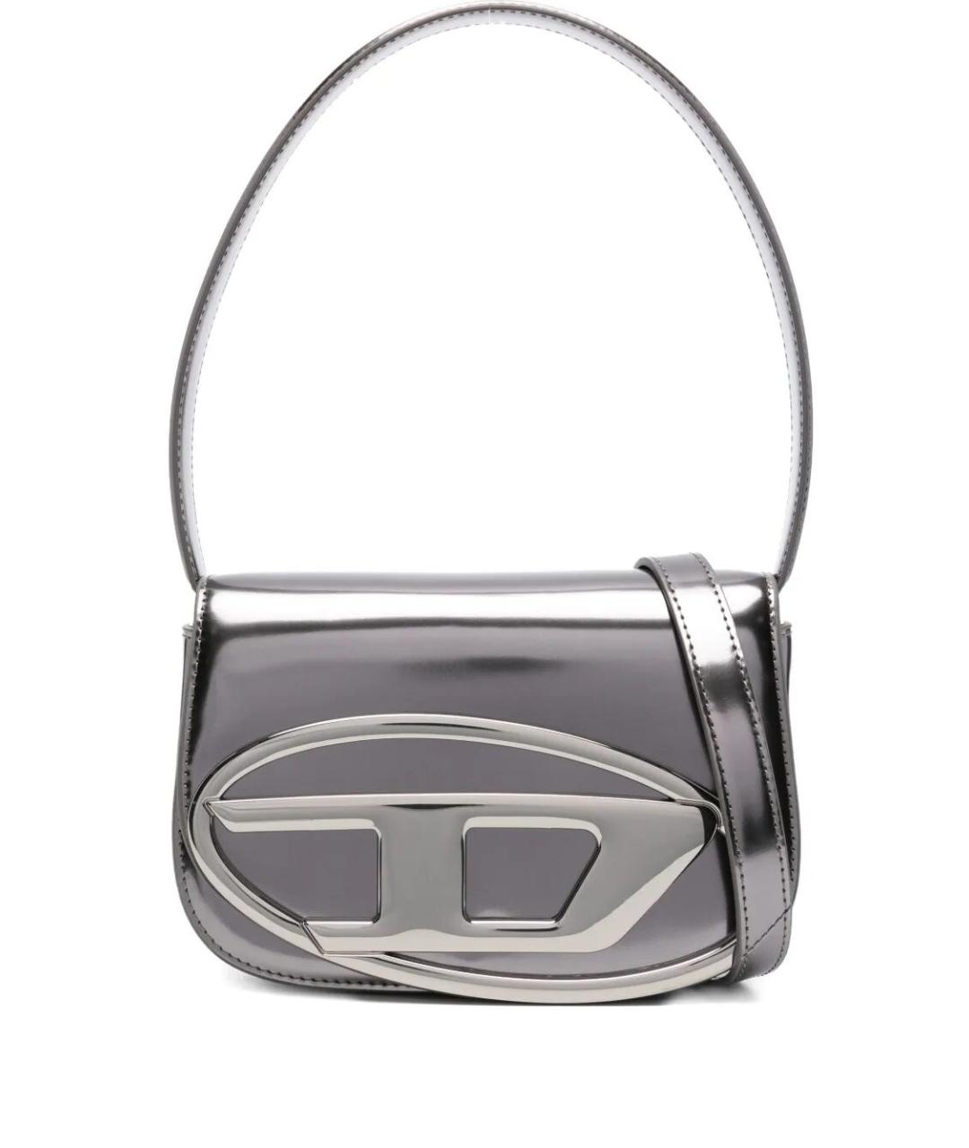 DIESEL Серебряная сумка через плечо, фото 1