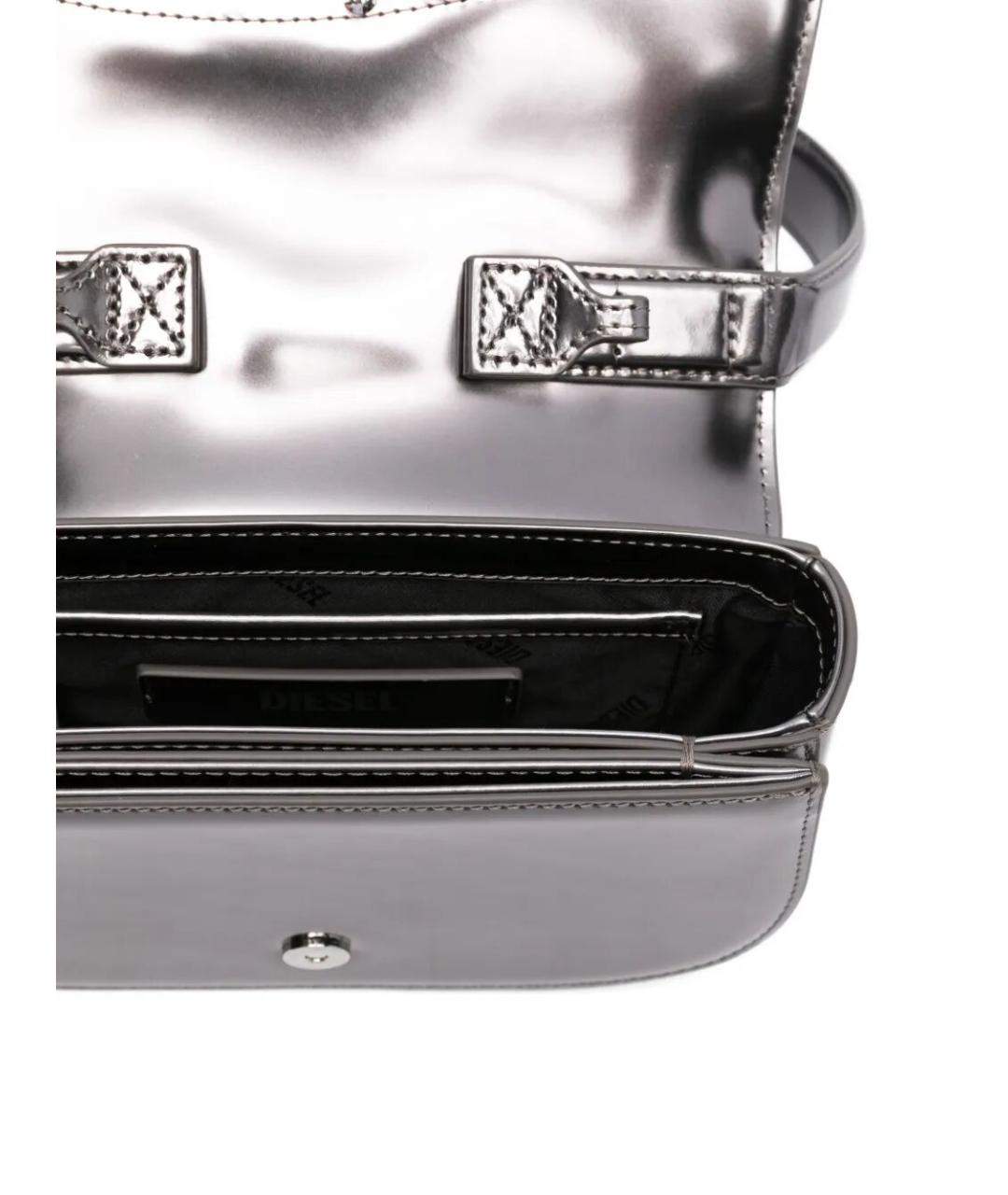 DIESEL Серебряная сумка через плечо, фото 4