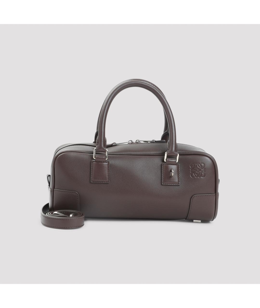 LOEWE Коричневая кожаная сумка тоут, фото 2