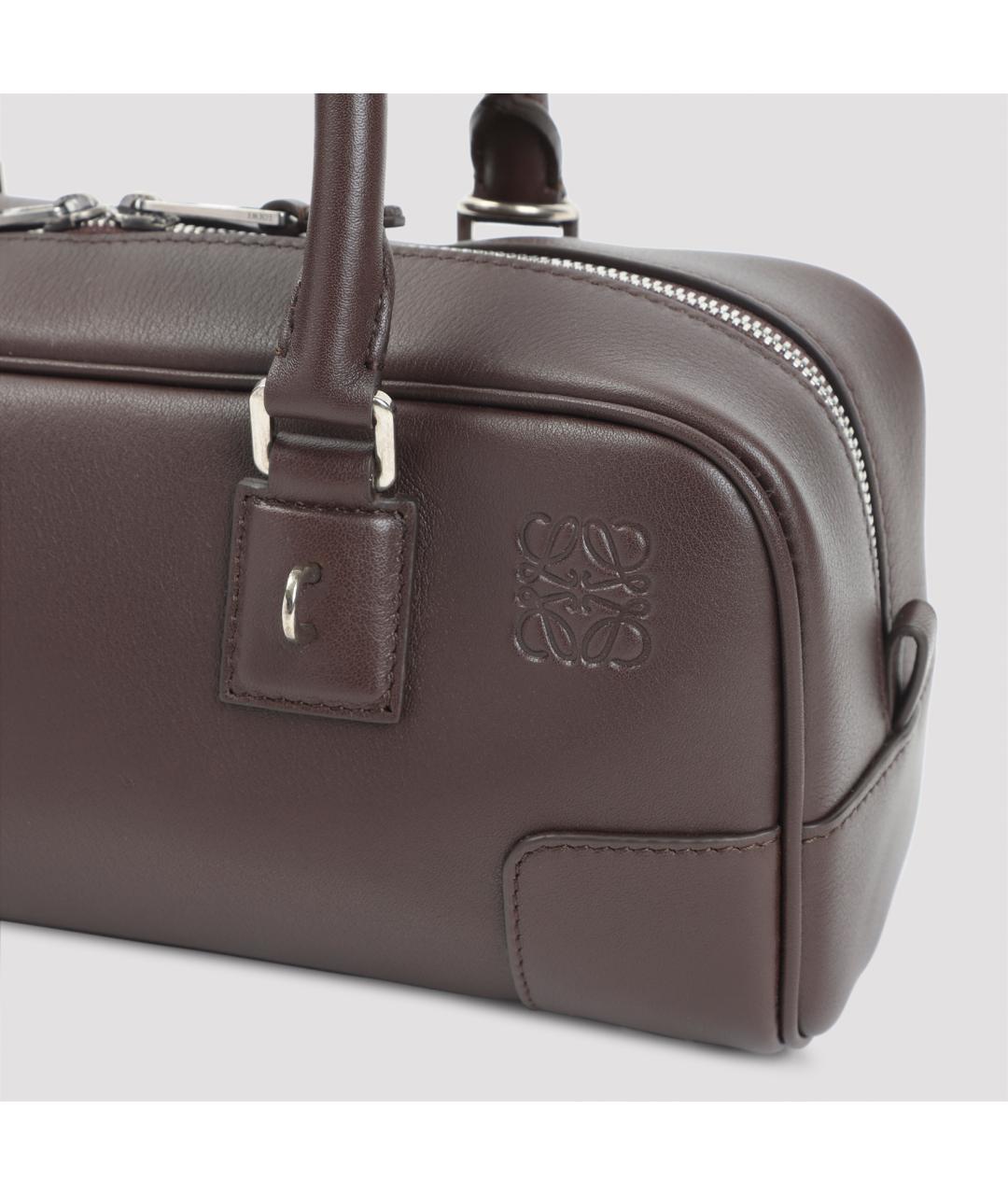 LOEWE Коричневая кожаная сумка тоут, фото 4