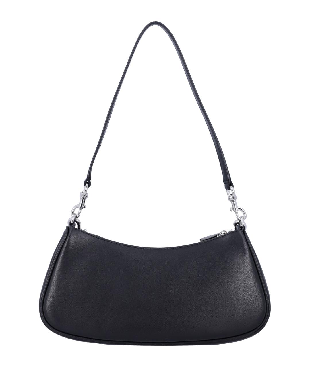 MARC JACOBS Черная кожаная сумка через плечо, фото 4