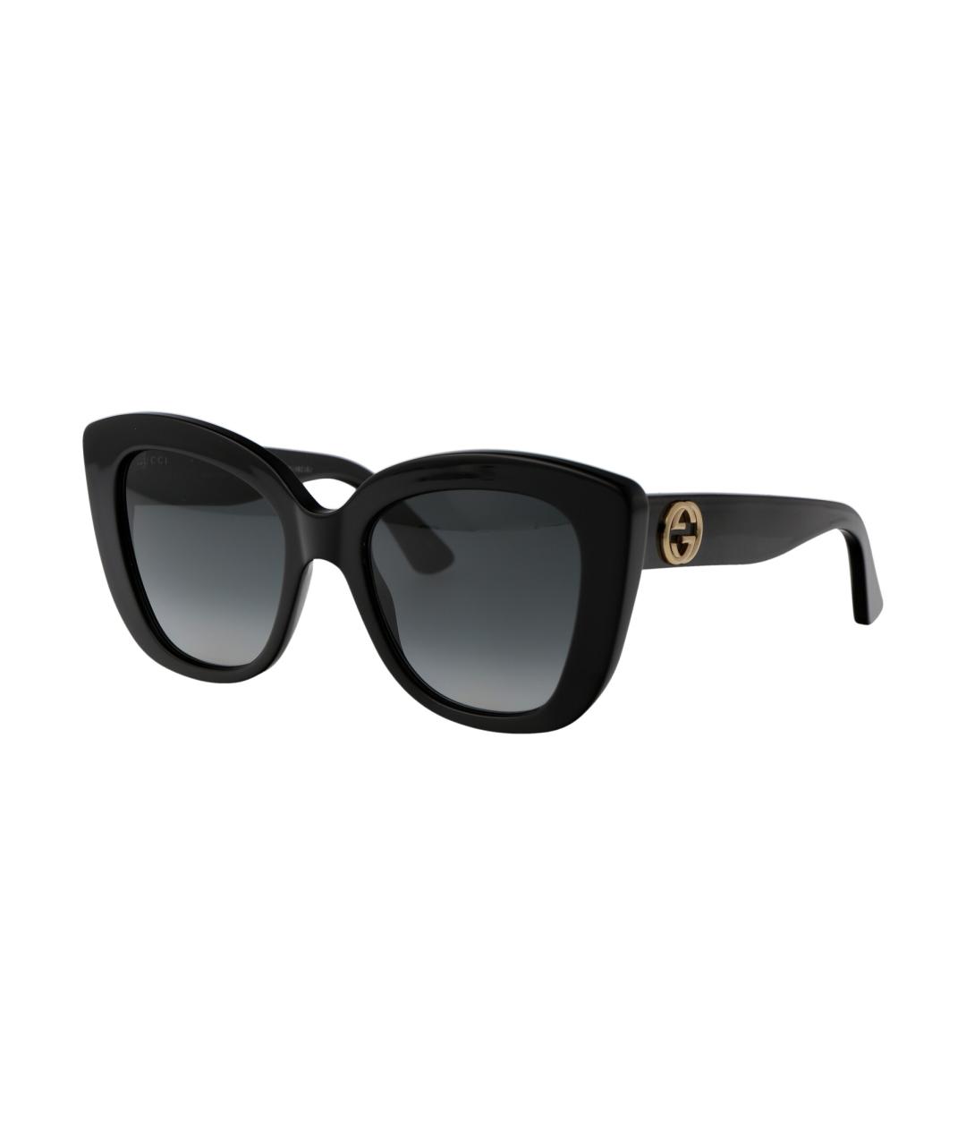 GUCCI Черные пластиковые солнцезащитные очки, фото 2