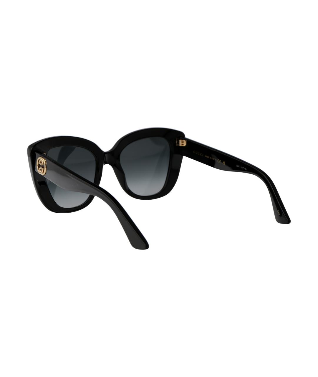GUCCI Черные пластиковые солнцезащитные очки, фото 4