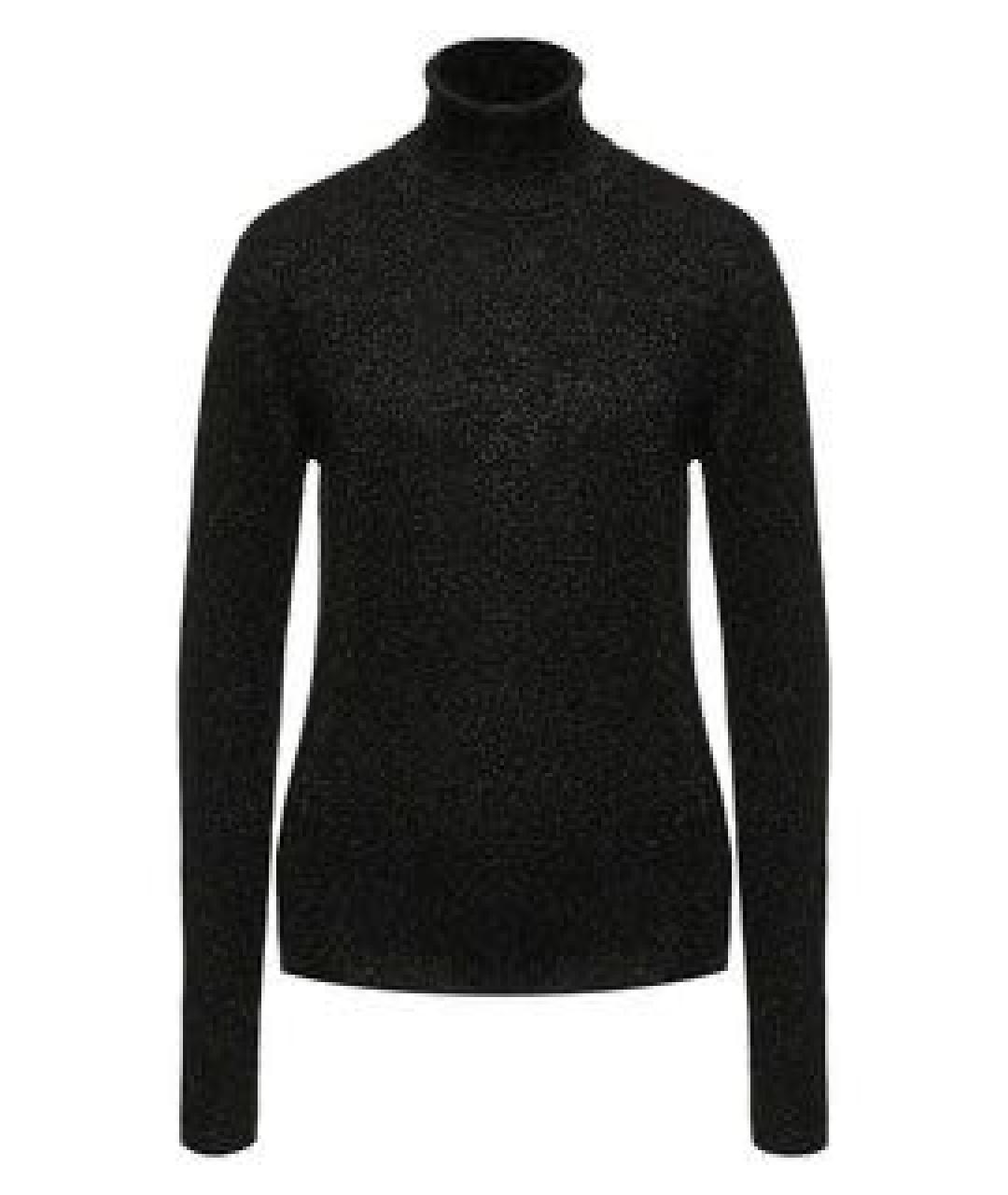 SAINT LAURENT Черный шерстяной джемпер / свитер, фото 8