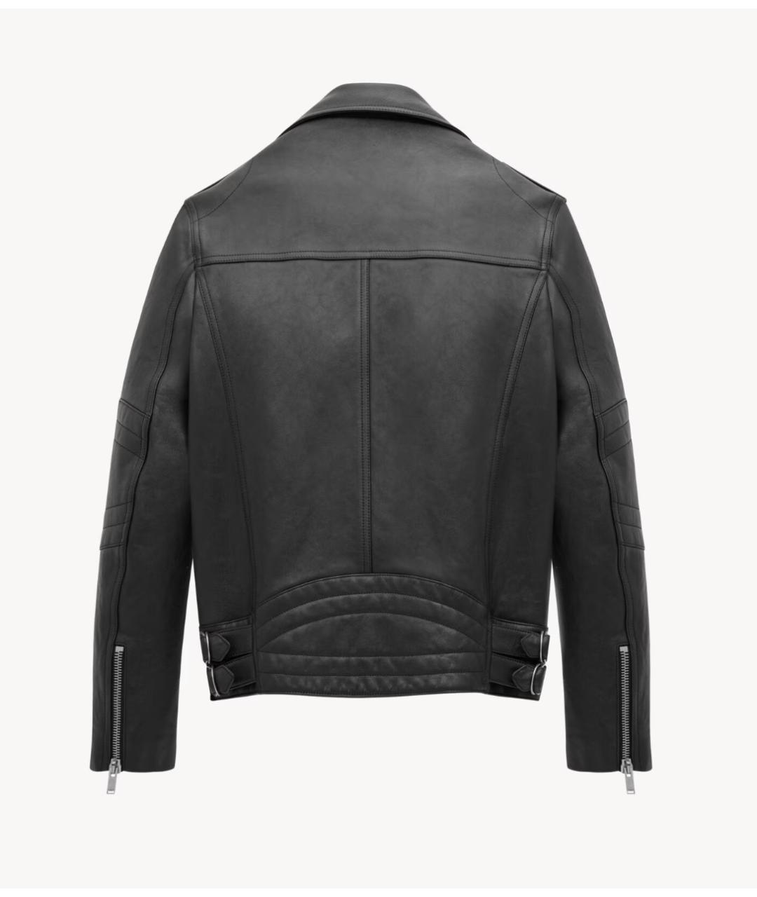 SAINT LAURENT Черная кожаная куртка, фото 6