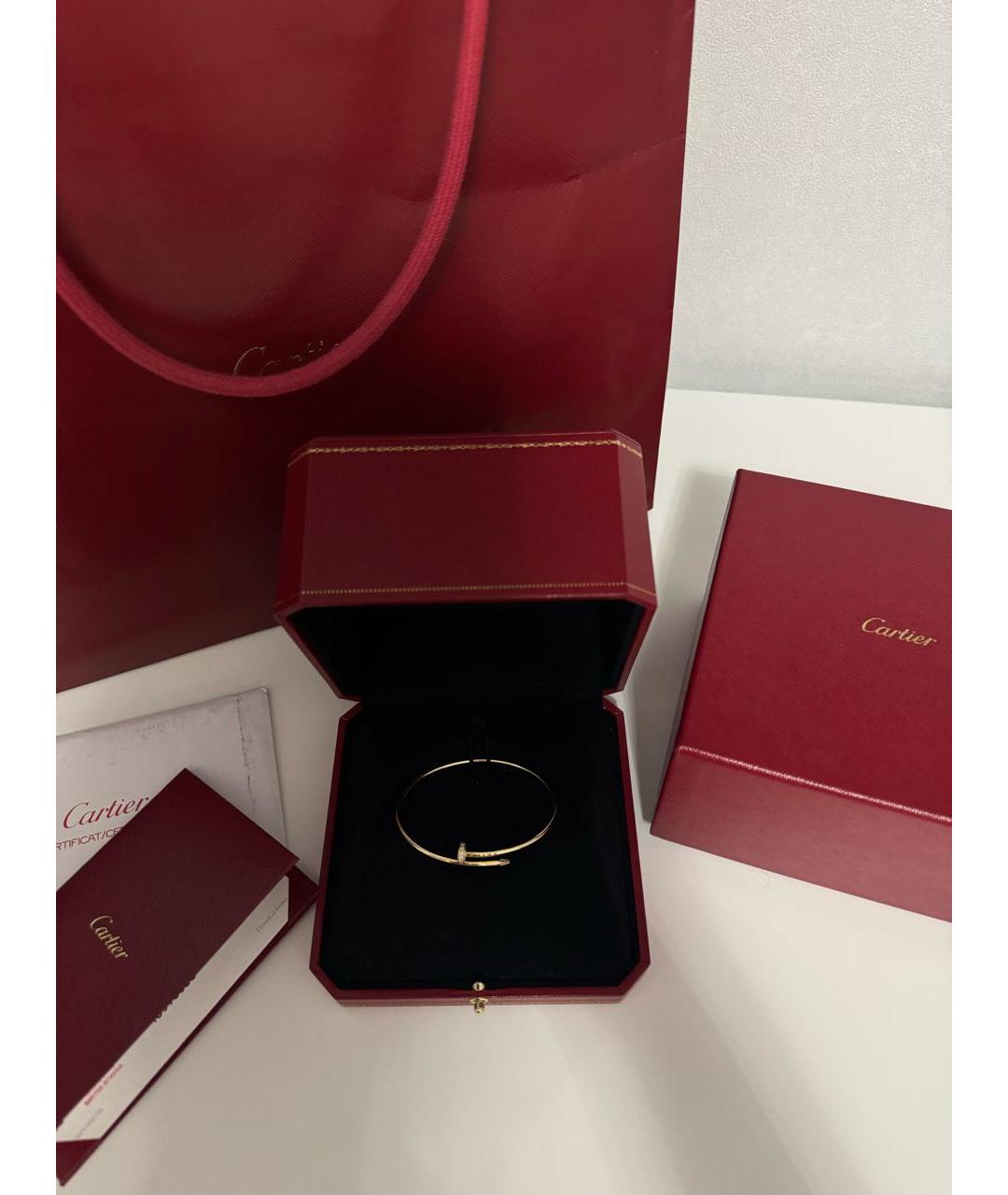 CARTIER Золотой браслет из желтого золота, фото 2