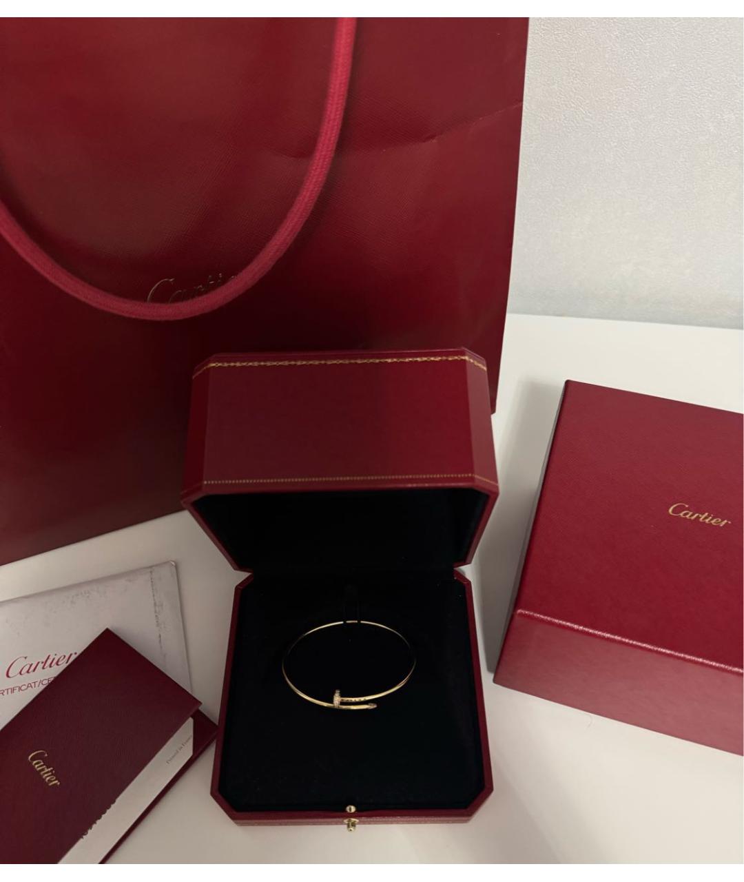 CARTIER Золотой браслет из желтого золота, фото 4