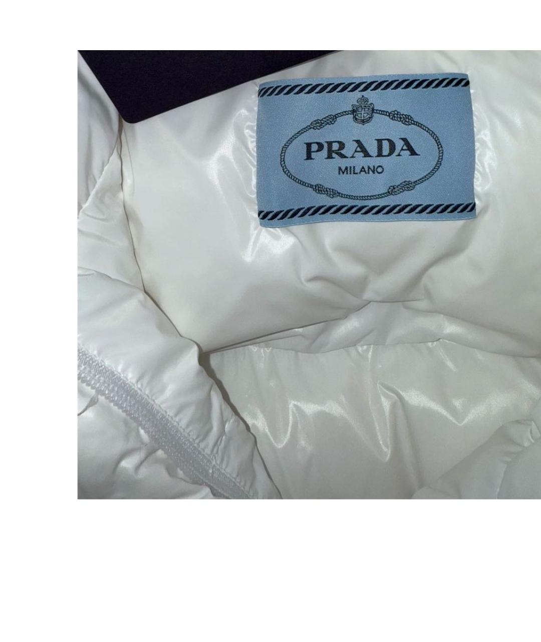 PRADA Белый пуховик, фото 3
