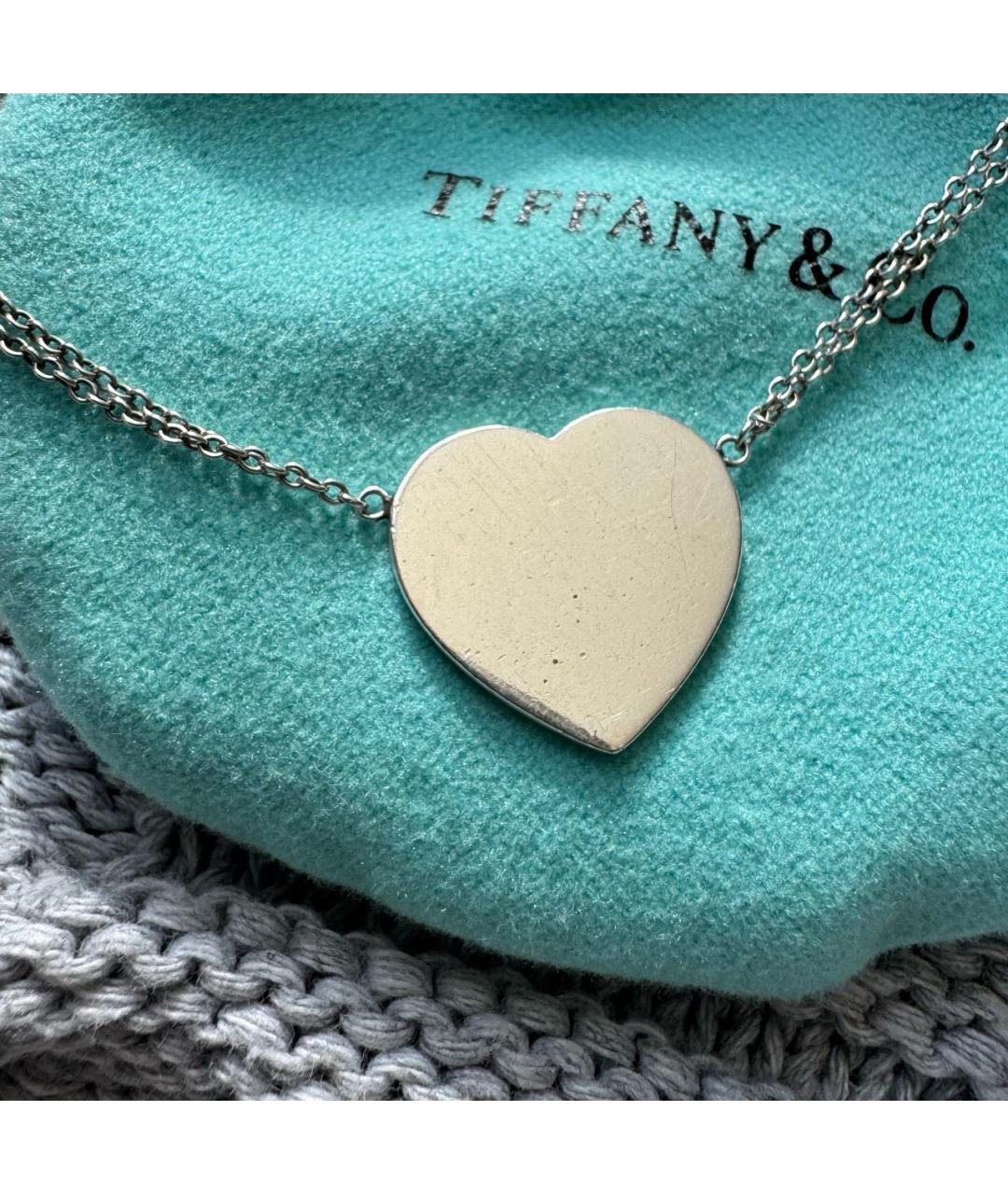 TIFFANY&CO Серебряное серебряное колье, фото 4