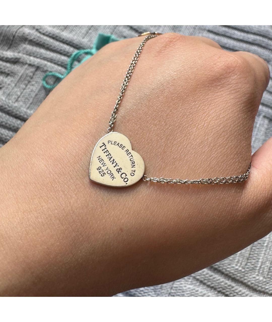 TIFFANY&CO Серебряное серебряное колье, фото 8