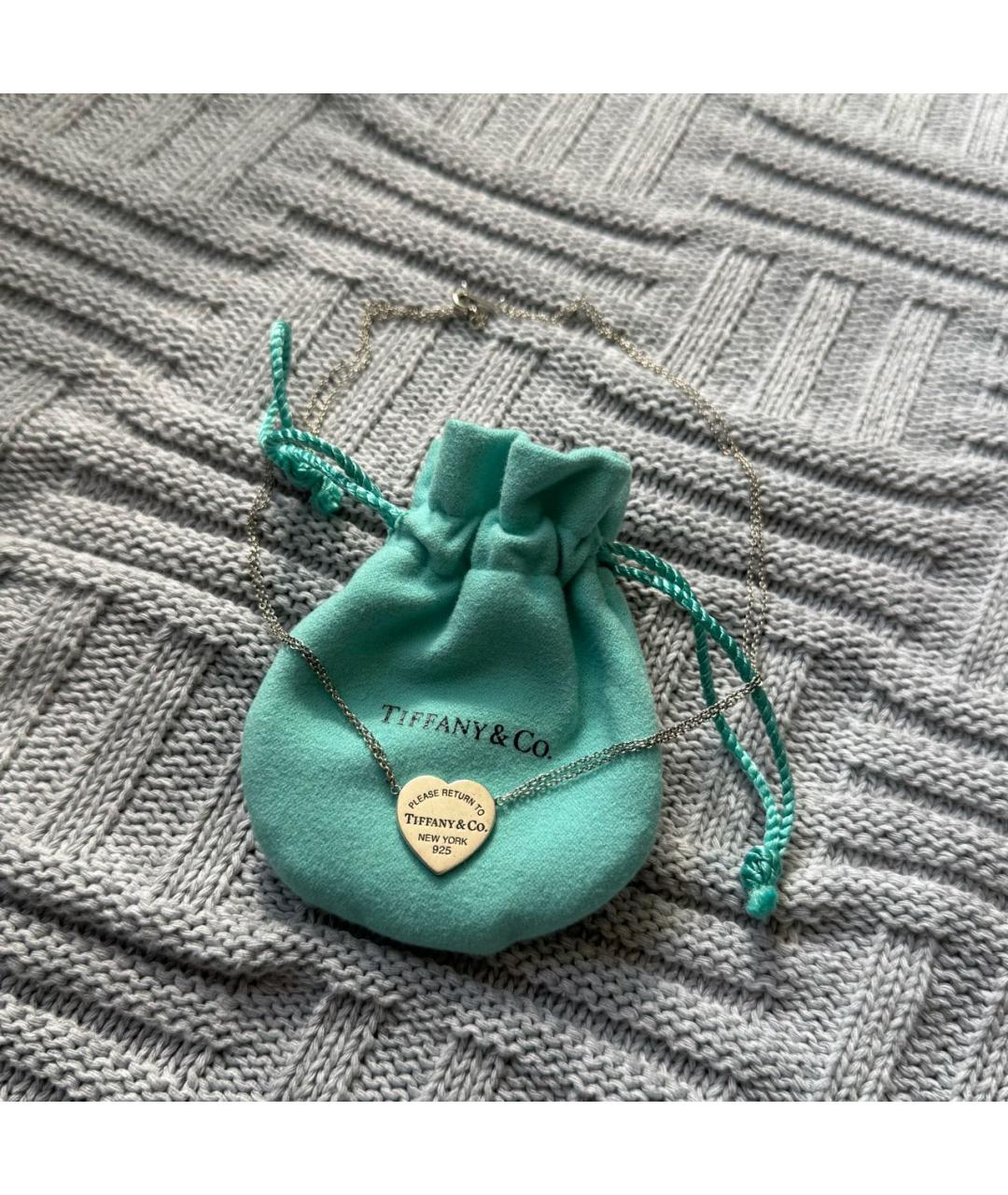 TIFFANY&CO Серебряное серебряное колье, фото 2