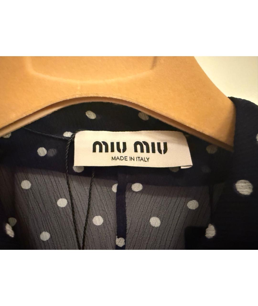 MIU MIU Черная рубашка, фото 5