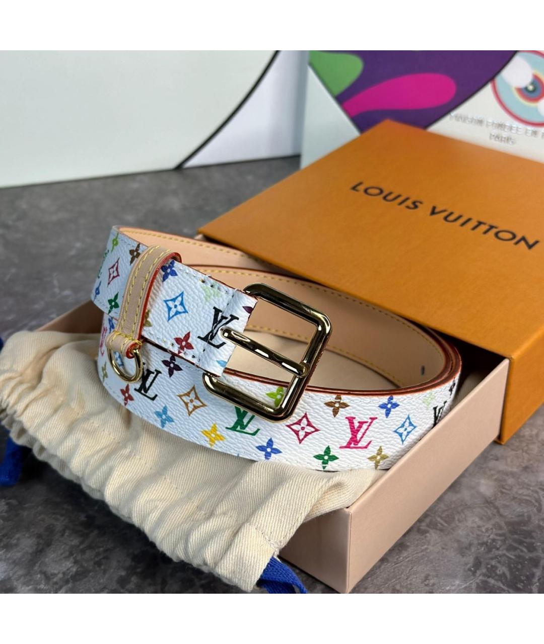 LOUIS VUITTON Кожаный ремень, фото 4
